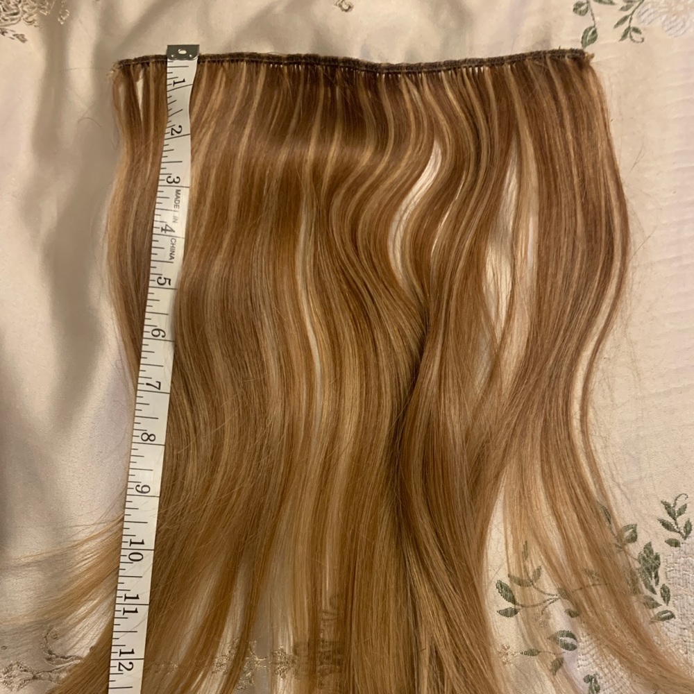 Natural hair extensions ready to use. Not synthetic